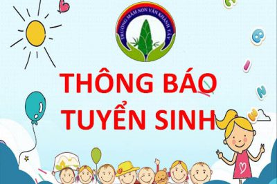 THÔNG BÁO TUYỂN SINH NĂM HỌC MỚI 2023-2024