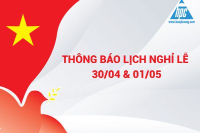 Thông báo nghỉ lễ (Giỗ Tổ Hùng Vương 10/3 – 30/4 – 1/5)